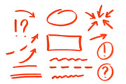Marker design elements, an Object Graphic by Olga Proz (Thumbnail 3 of 4)