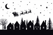 Christmas Sky Vector Collection, an Illustration by jahid234 (Thumbnail 8 of 20)