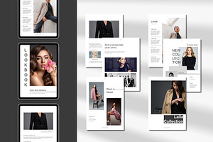 Minimal A4 & US Lookbook Template, a Brochure Template by TheBrightGrap