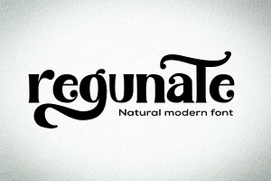 Regunate - Modern Serif Font