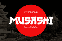 MUSASHI – Japanese Display Font