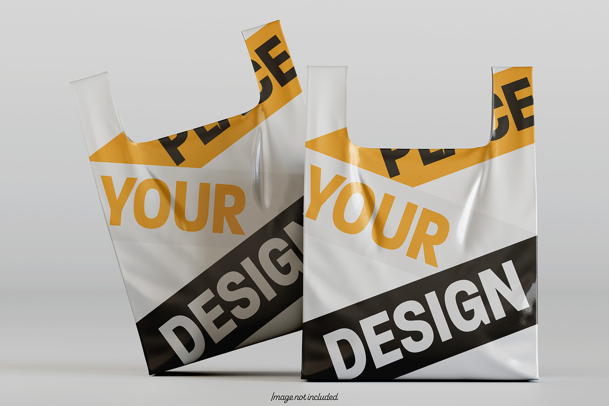 Plastic bag mockup bundles, a Packaging Mockup by Ambo Ampeng (Photo 13 of 19)