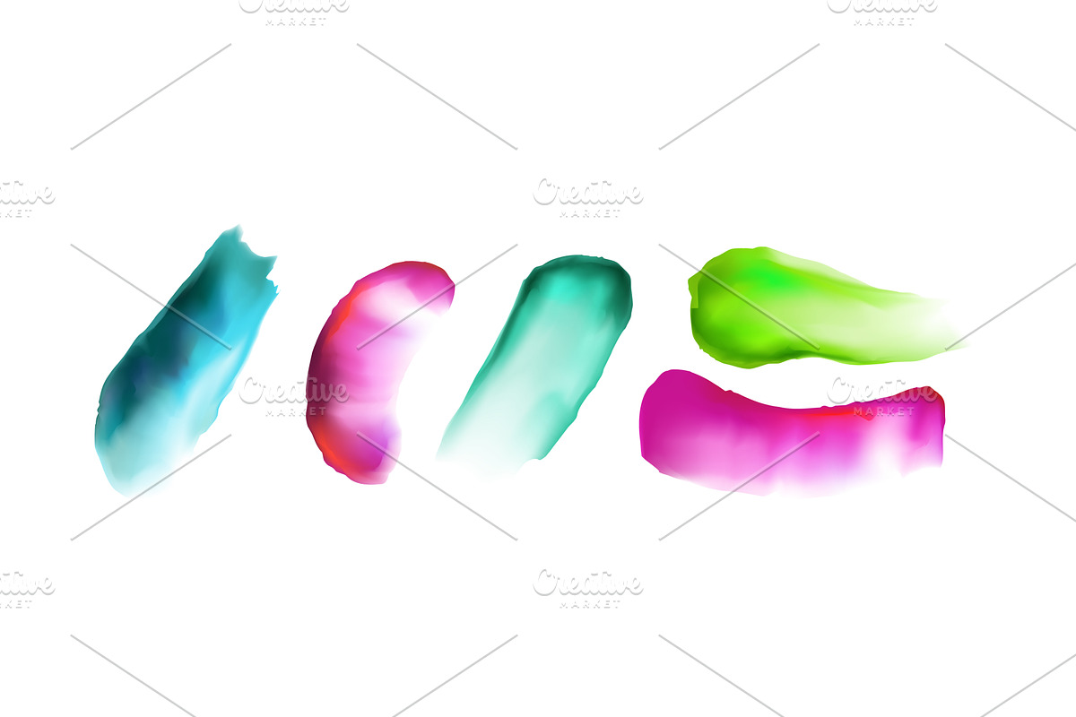 Colorful watercolor paint, an Illustration by art PVP - market