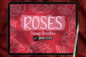 Roses Brush Stamp