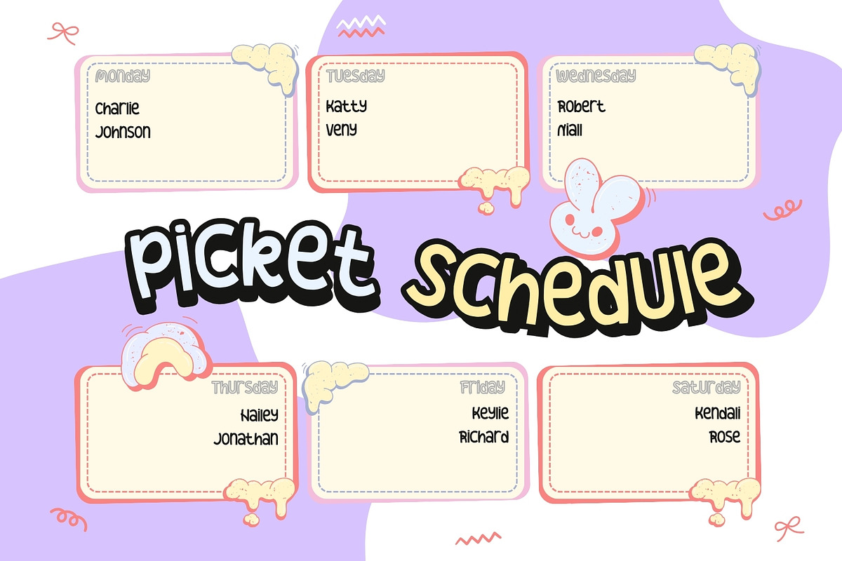 Sprinkle Smiles - Playful Type Font, a Script Font by AQR Studio (Photo 3 of 8)
