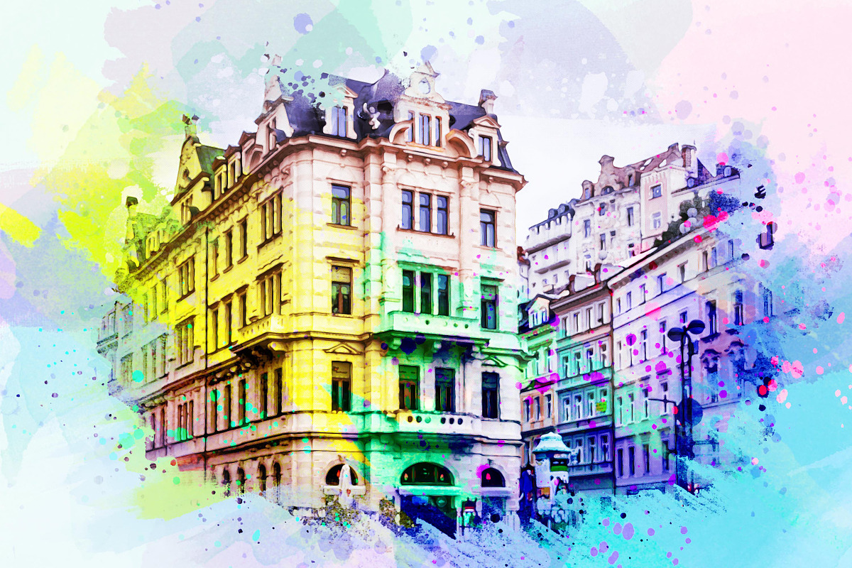 Urban Watercolor Photoshop Effect, a Brushes & More by INTENTFX (Photo 22 of 26)