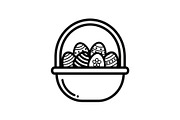 Easter Basket Vector Silhouette Bund, an Illustration by Designs_River (Thumbnail 8 of 51)