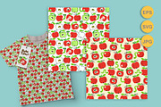 Seamless pattern Crazy Apple, a Pattern Graphic by Nataliia Toporovska (Thumbnail 3 of 5)