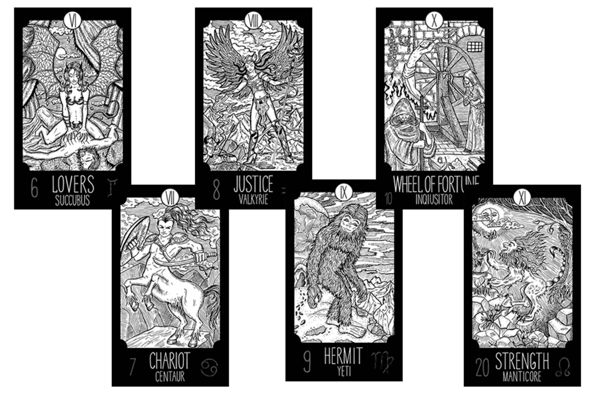 Fantasy Tarot cards, a Decorative Illustration by Samiramay (Photo 3 of 15)