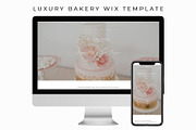 Luxury Bakery Wix Website Template, a Websites & App Template by PrettyGrandmillennial (Thumbnail 1 of 2)