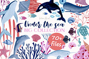 Under the sea big collection, an Animal Illustration by Fantom Fifi Art (Thumbnail 1 of 8)