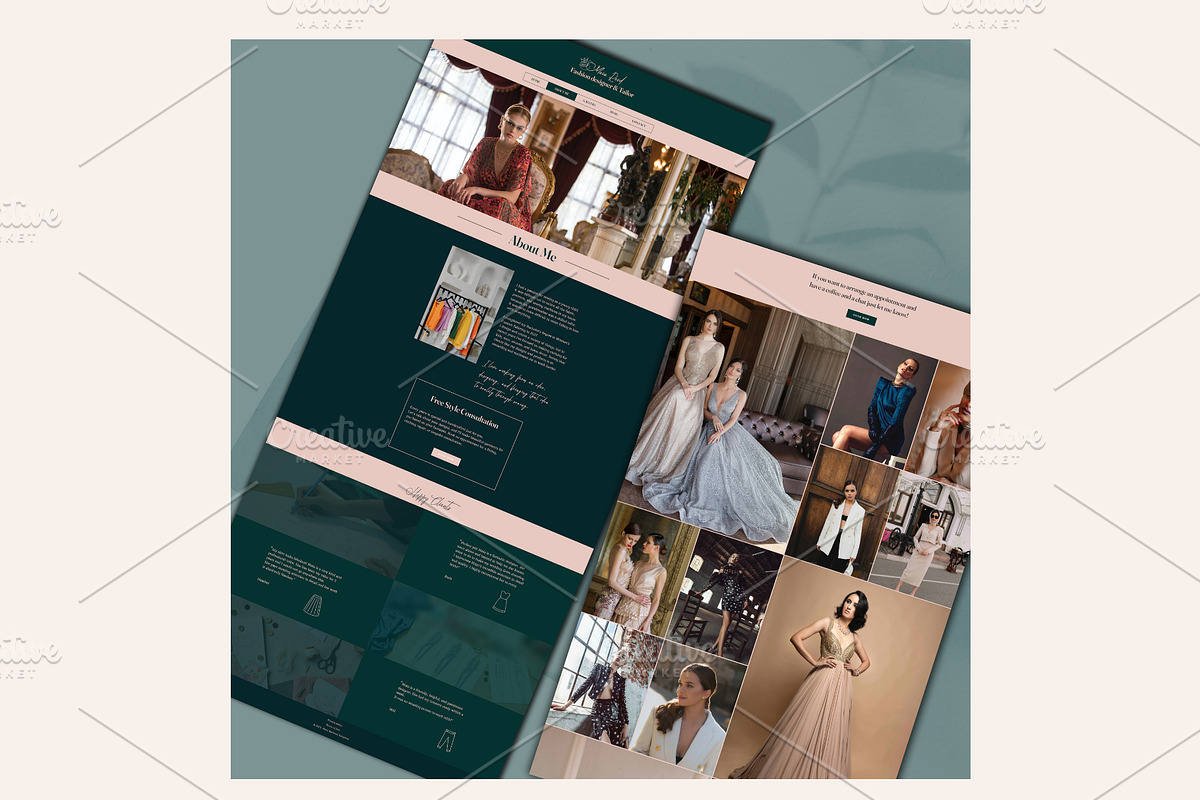Wix Web Fashion Designer, Artist, a Wix Template by Lovely.Dizajnera (Photo 3 of 7)