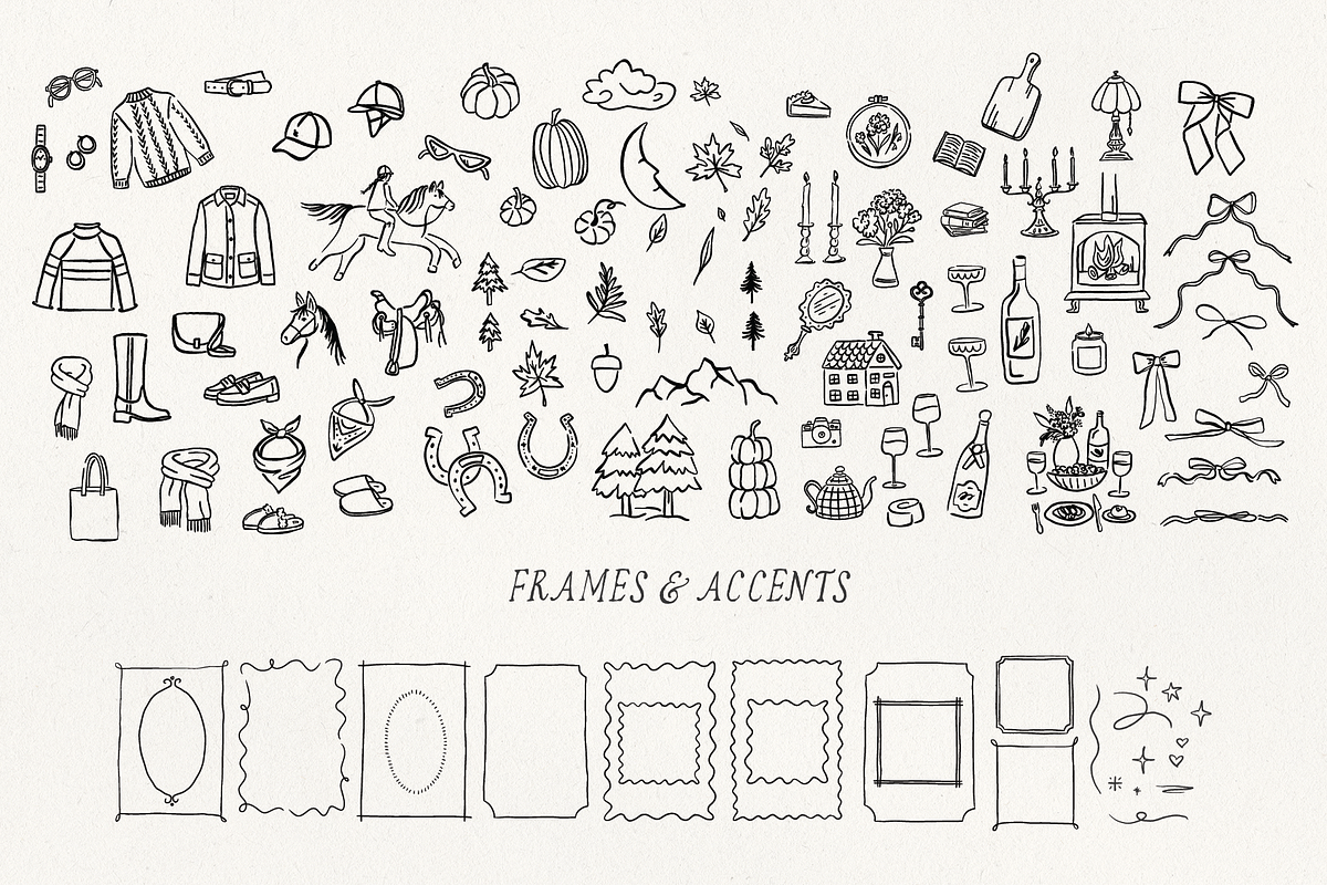 Autumn Countryside Illustration Pack, an Illustration by Claire Emery Designs (Photo 4 of 6)