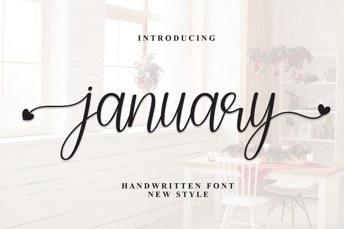 January | Script Font, a Handwritten Font by Scratchones (Photo 1 of 9)