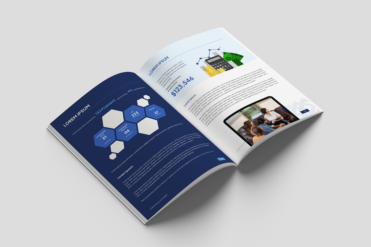 Report Design Template, a Marketing Template by CubicSpace (Photo 5 of 5)