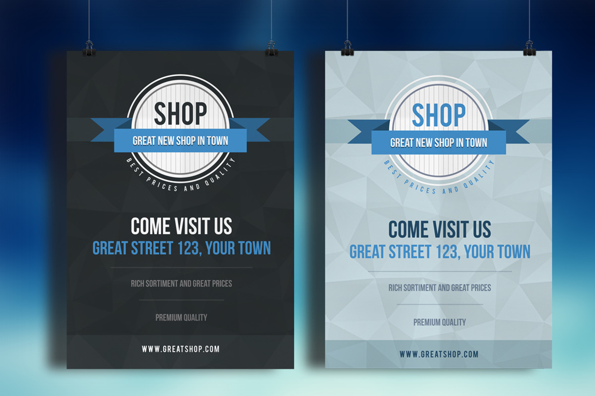Shop Flyer PSD Template, a Flyer Template by M K GRAPHICS (Photo 1 of 3)