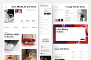 Ideaz - Creative Agency Landing Page, an UI Kit Template by peterdraw (Thumbnail 2 of 3)
