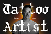 Manye – Blackletter Font, a Blackletter Font by Craft Supply Co. (Thumbnail 4 of 8)