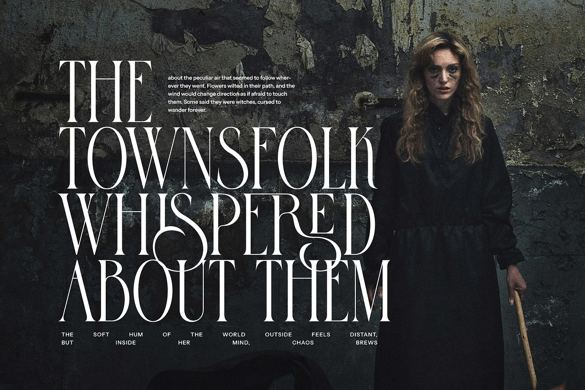 Rottesa Growing Ligature Serif Font, a Serif Font by Graphicxell (Photo 2 of 12)
