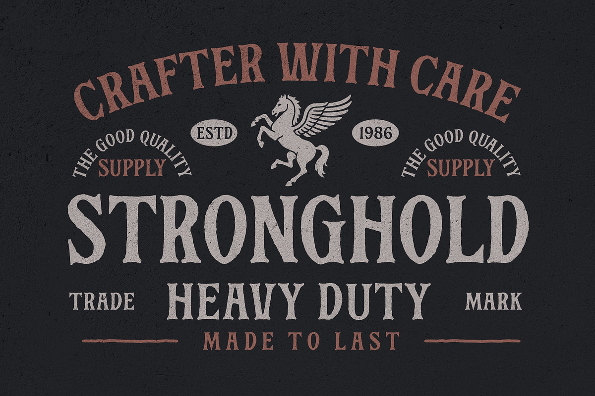 Balverd a Vintage Style Typeface, a Serif Font by Blankids Studio (Photo 6 of 12)