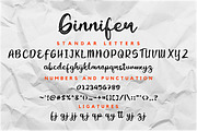 Ginnifer Font - Modern Script, a Script Font by Ahmad Pkp Studio (Thumbnail 7 of 8)