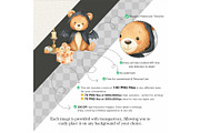 Woodland Halloween Clipart, an Illustration by CharmClipart (Thumbnail 2 of 7)