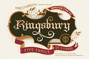 WT Kingsbury Font Bundle, a Font by Winston Type Co. (Thumbnail 1 of 17)