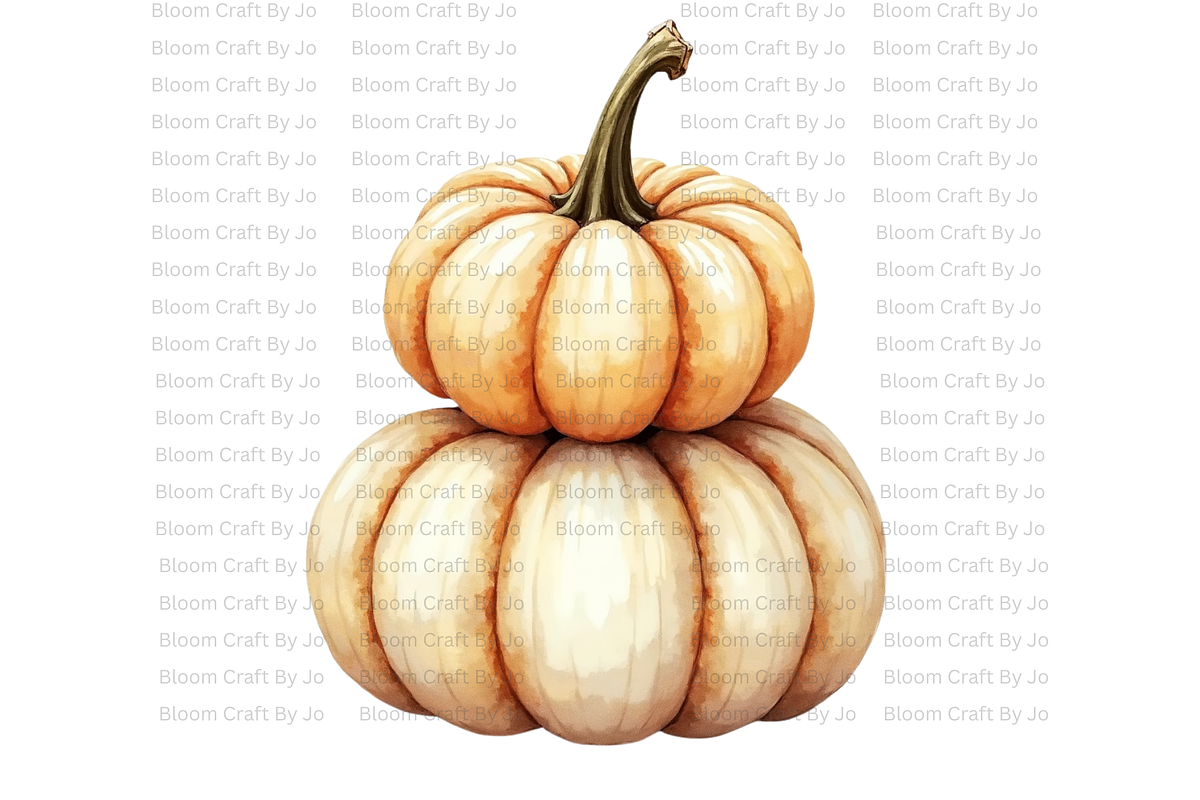 White Ghost Pumpkin, a Decorative Illustration by Bloom Craft Creations (Photo 7 of 12)