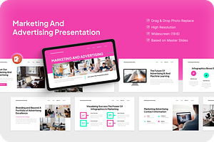 Marketing & Advertising PowerPoint, a Presentation Template by Annora Studio