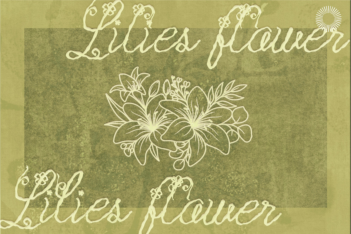Blossom Reverie - Floral Script