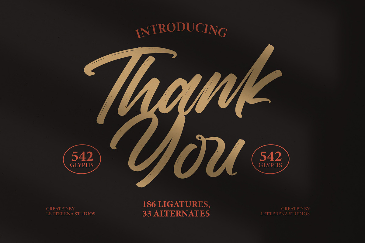 Vintage Bilbesto Modern Brush Font, a Script Font by Letterena Studios Script (Photo 20 of 20)