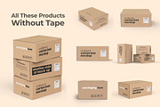Rectangle Carton Box Mockup, a Packaging Mockup by Ram Studio LLC (Thumbnail 3 of 9)