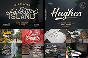 Huge Vintage Font Bundle, a Script Font by Larin Type Co. (Thumbnail 7 of 16)