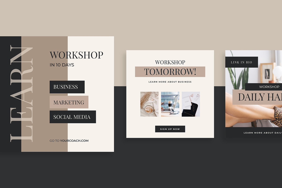 Instagram Creator for Coach Canva, a Social Media Template by Design District (Photo 23 of 33)