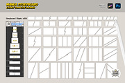 Manga Storyboard Layout Brushset, a Brush Add-On by Luuuka studio (Thumbnail 6 of 8)