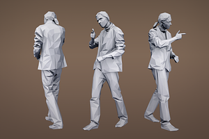 Lowpoly People Casual Pack Volume 2