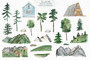Travel to the mountains watercolor, an Illustration by Marina Ermakova (Thumbnail 2 of 12)