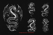10 Bundle Dark Art The Dragon Chines, an Illustration by Morspective (Thumbnail 5 of 7)