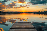 Lake Sunset Digital Backdrop, a Layer Style Add-On by Wild Honey Design Co. (Thumbnail 2 of 2)