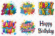 Happy Birthday Graphics, a Graphic by Catchy Ideaz (Thumbnail 3 of 5)