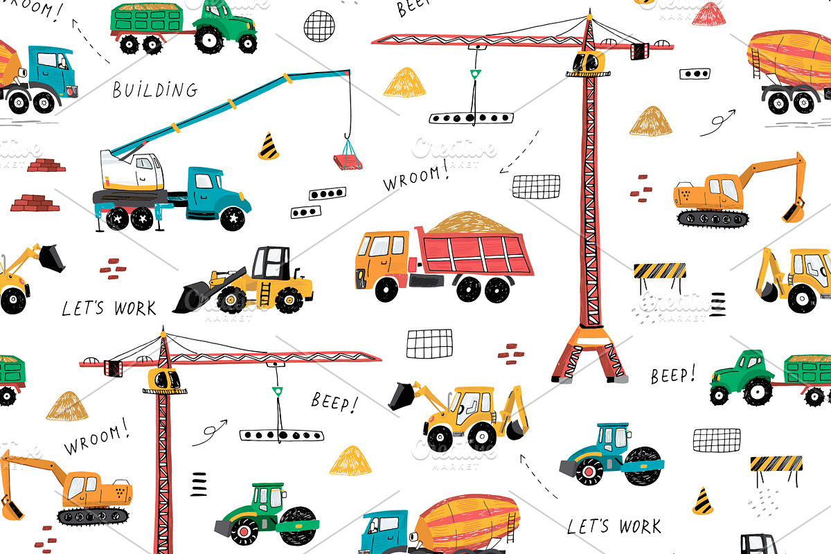 Сonstruction, a Transportation Illustration by GooseFrol (Photo 2 of 10)