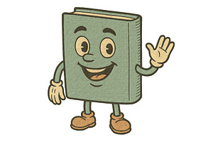 Animated illustration book character, an Illustration by Dvoevnore photos
