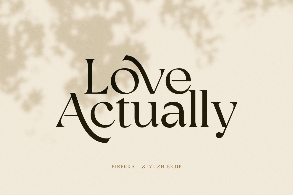Bhinerka - Stylish Serif Font, a Sans Serif Font by Letterhend Studio (Photo 2 of 9)