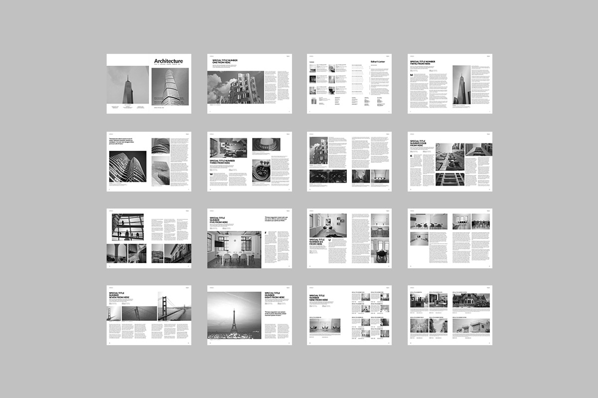 Architecture Magazine, a Magazine Template by Firtana (Photo 10 of 10)