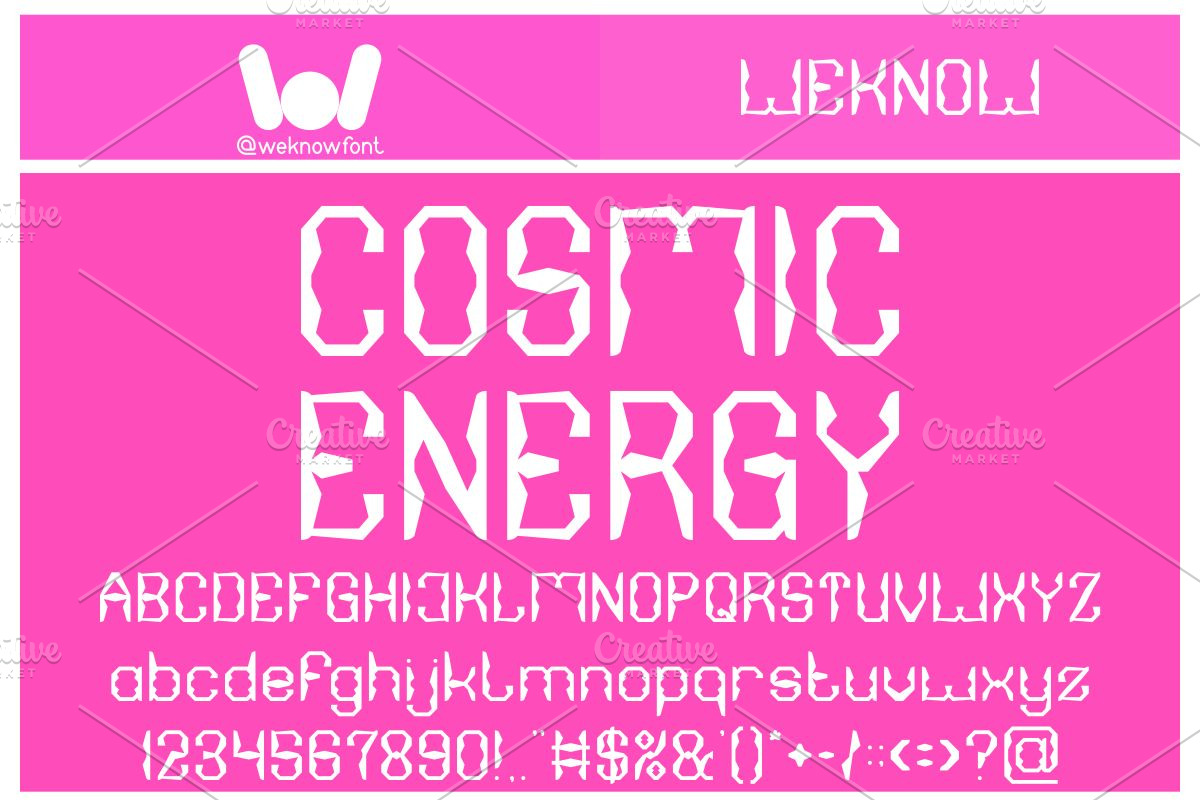 Scientific View font, a Font by weknow (Photo 5 of 8)