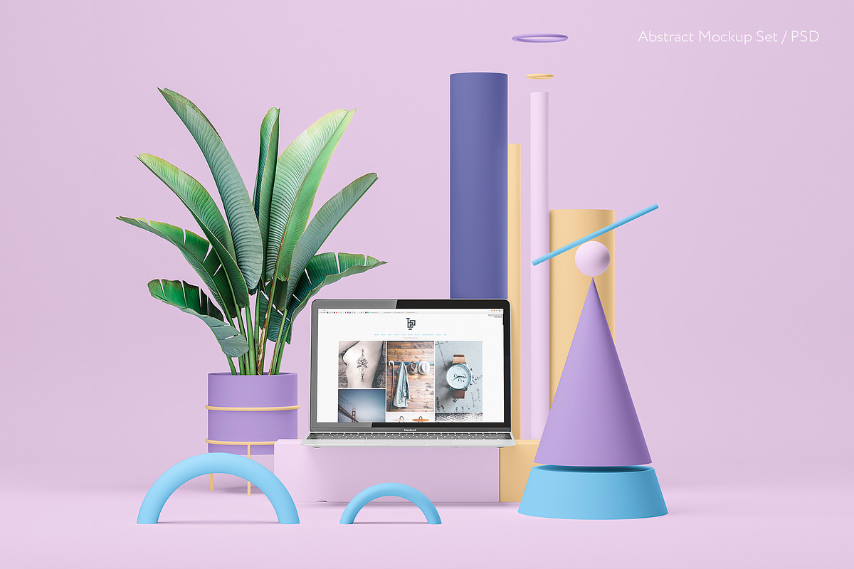 Abstract Color Mockup Set, a Mac Mockup by Best Pixels™ (Photo 10 of 12)