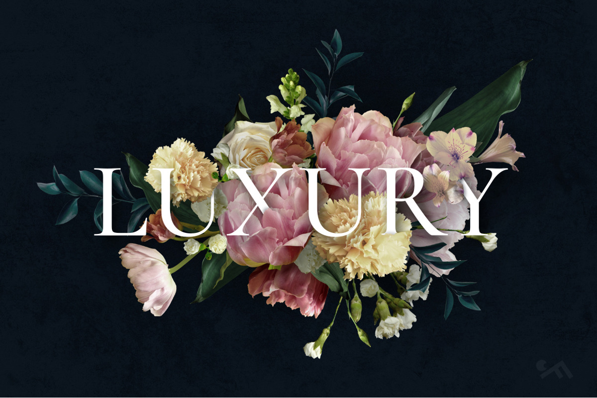 Luxury - REAL flowers' clipart set, an Illustration by CreativeFolks (Photo 1 of 9)