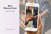 Nina Wedding Geofilter, a Social Media Template by Uno Bello Design Studio (Thumbnail 1 of 3)