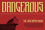 Alaftar Display Font, a Blackletter Font by Maulana Creative (Thumbnail 7 of 7)