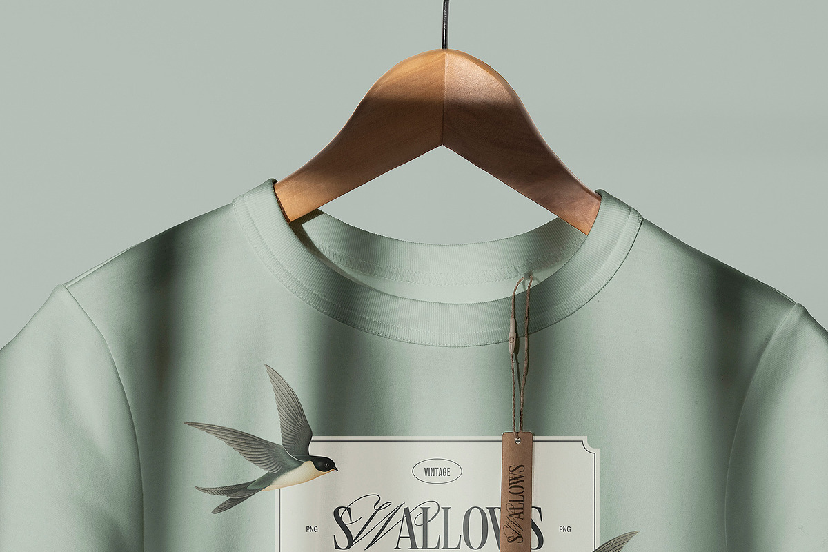 Swallows - vintage illustrations, an Animal Illustration by AI Crafted Magnolia (Photo 7 of 13)